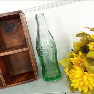 Vintage Coca-Cola Bottle Green Glass Marked Butte MT Montana Soda Pop